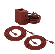1 x Cuboid+ Fired Brick / 2x USB-C to USB-C Cables