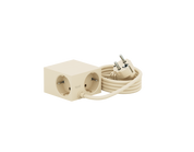 Cuboid Pearled Ivory