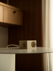 Cuboid Pearled Ivory
