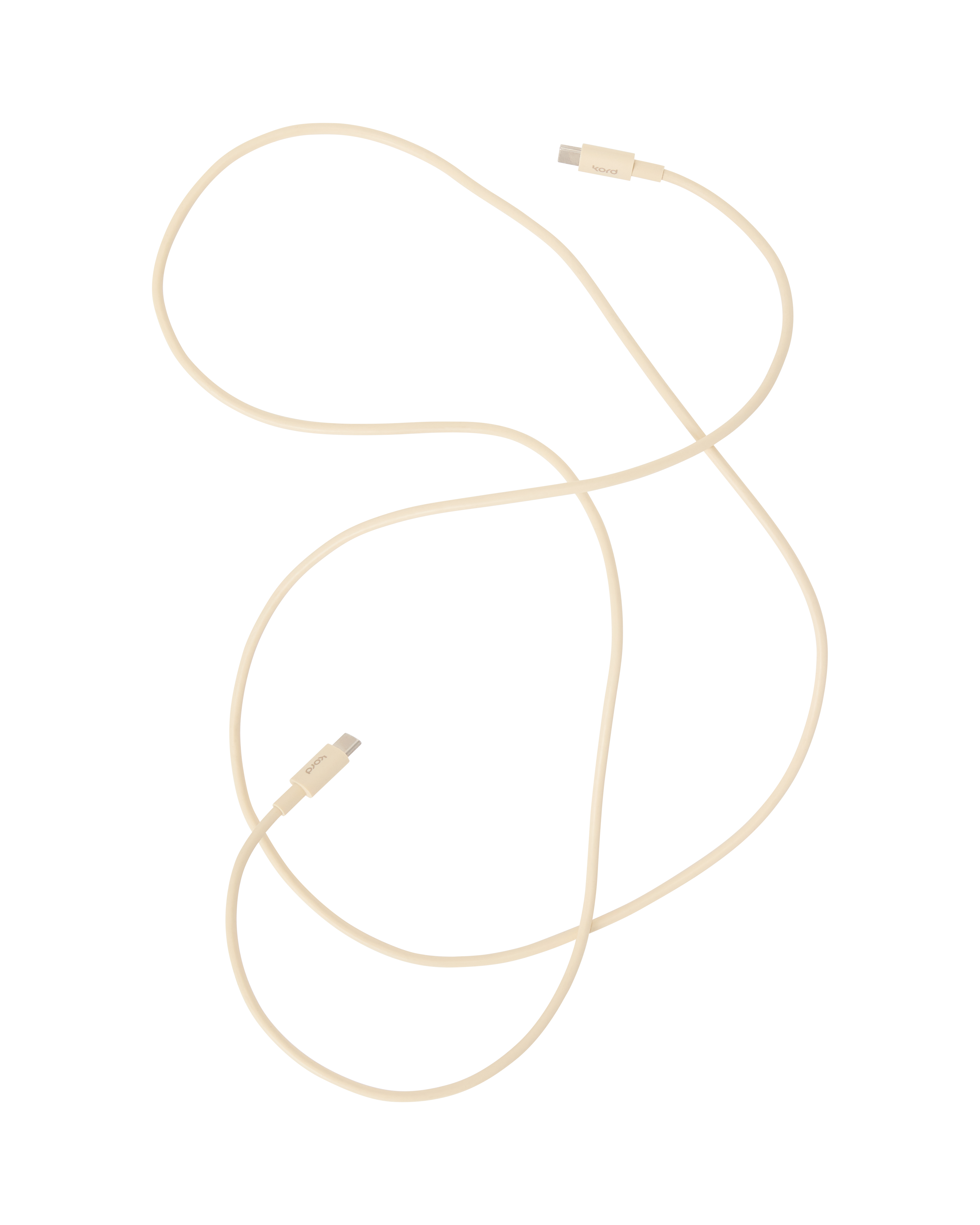 USB-C till USB-C Pearled Ivory