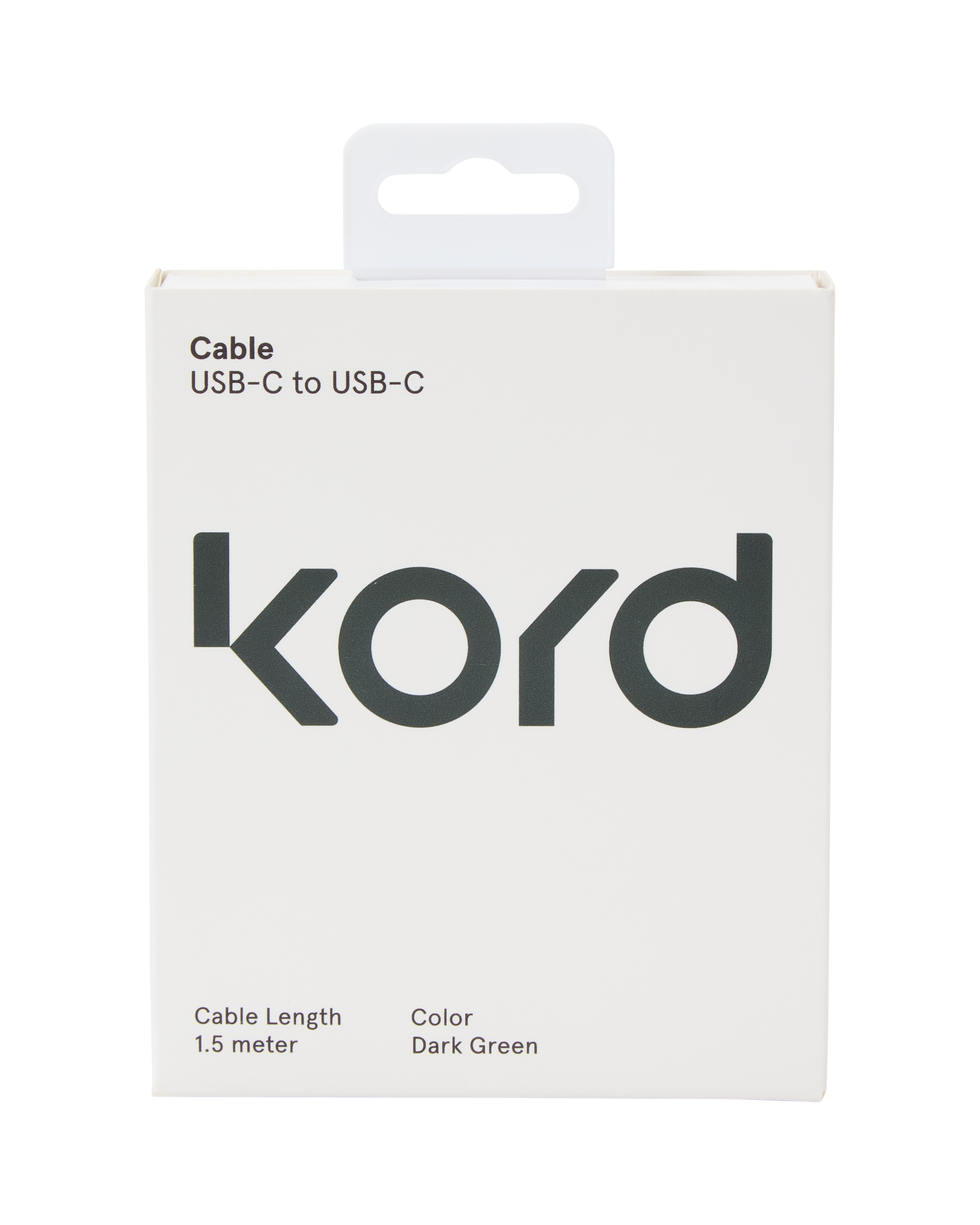 USB-C till USB-C Dark Green
