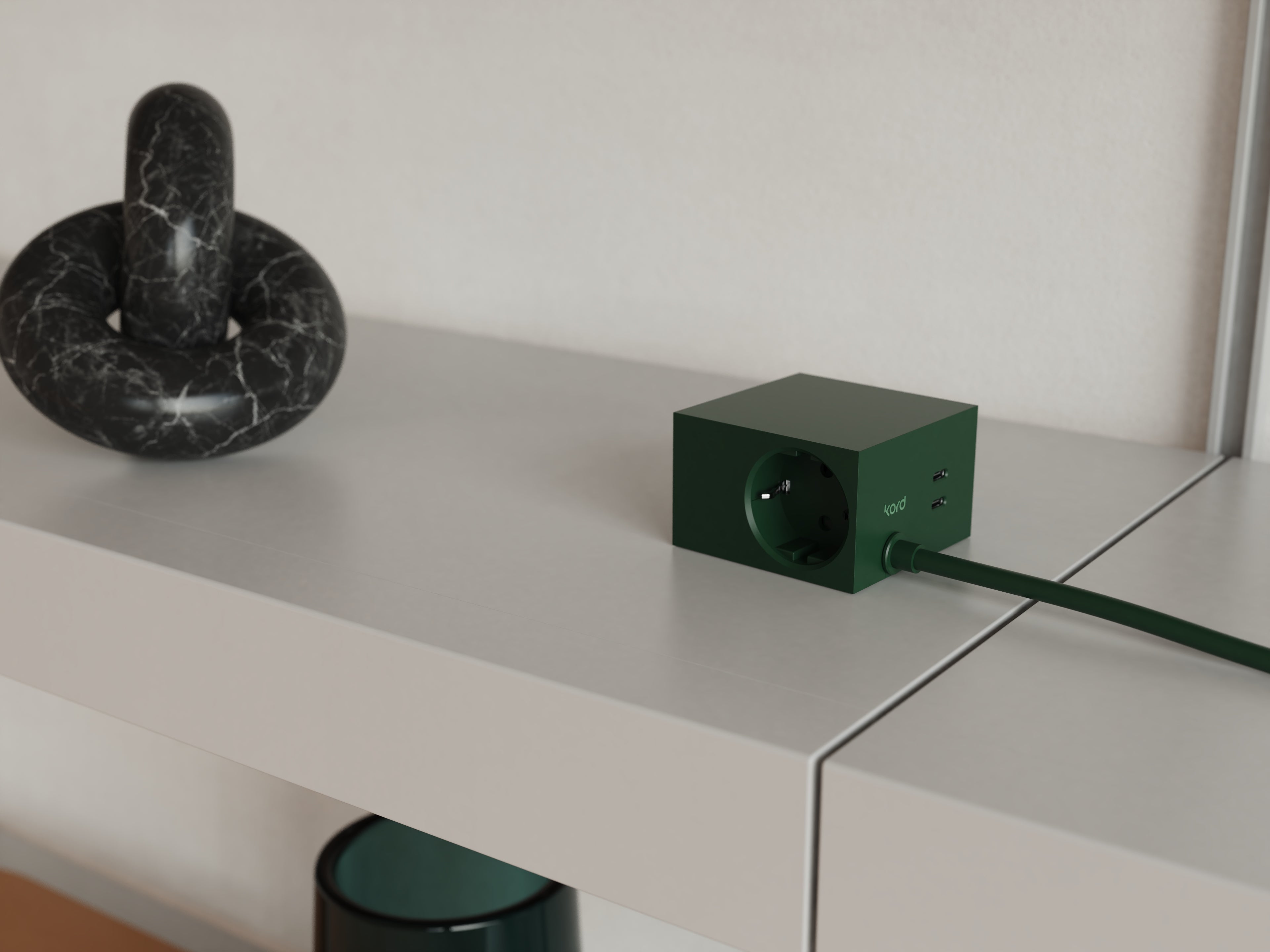3 x Cuboid+ Dark Green