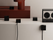 3 x Cuboid Black
