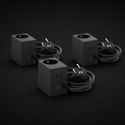 3 x Cuboid+ Black